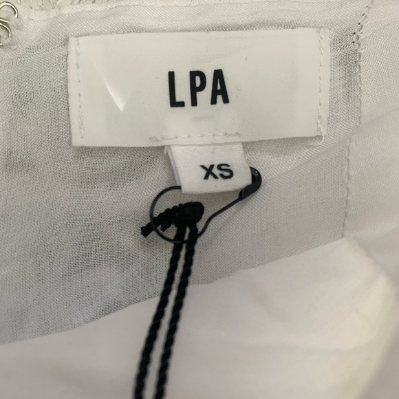 NWT LPT The Label Thadeo Shorts in White. - Picture 6 of 7